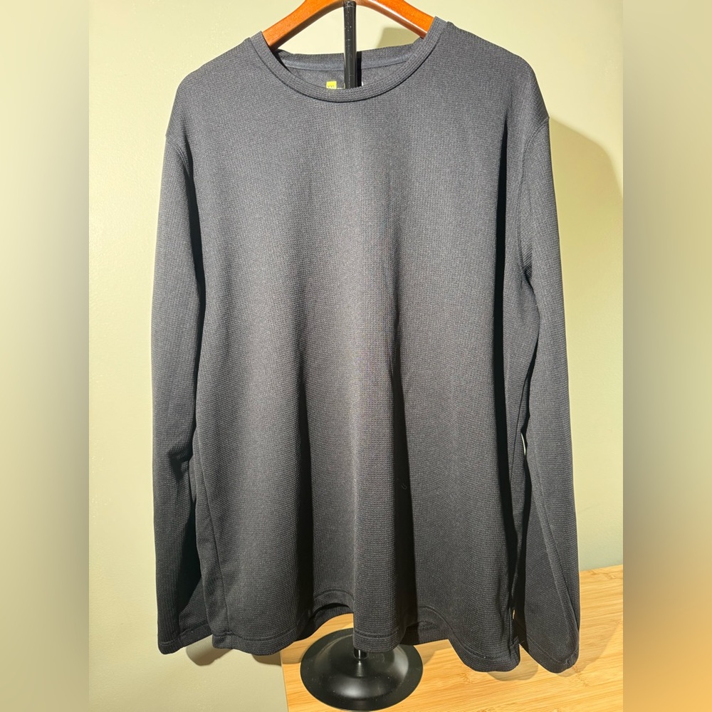 Xersion Black Long Sleeve Tee Crew Neck